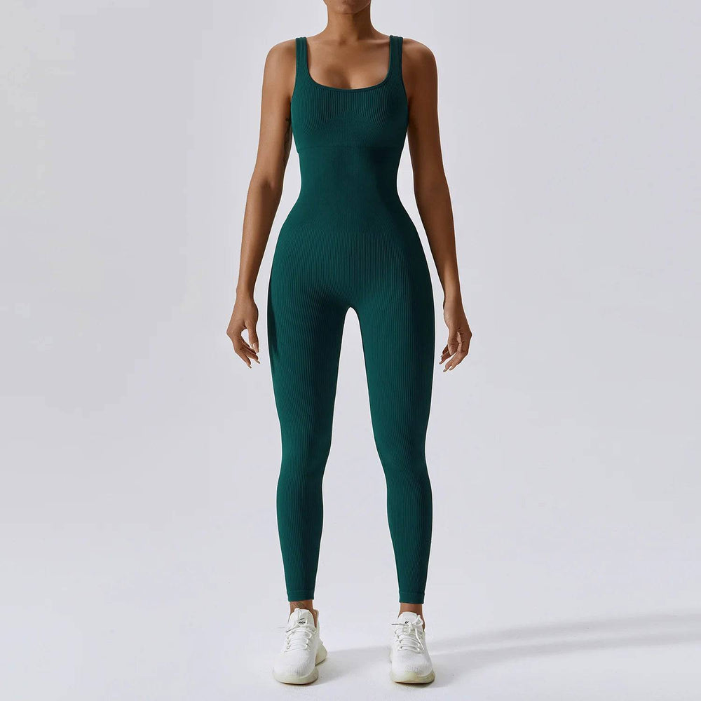 
                  
                    Women's  Yoga One Piece Tracksuit Jumpsuit Seamless Sportswear Yoga Suit Gym Push Ups Fitness Workout Bodysuit
                  
                