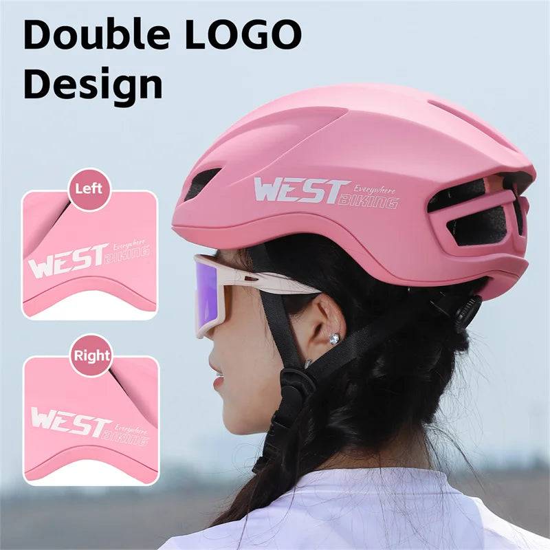 
                  
                    WEST BIKING Ultralight Cycling Helmet With Taillight Safe Helmet Women Men MTB Road Bike Aero Helmet Bike Hat Cycling Equipment
                  
                