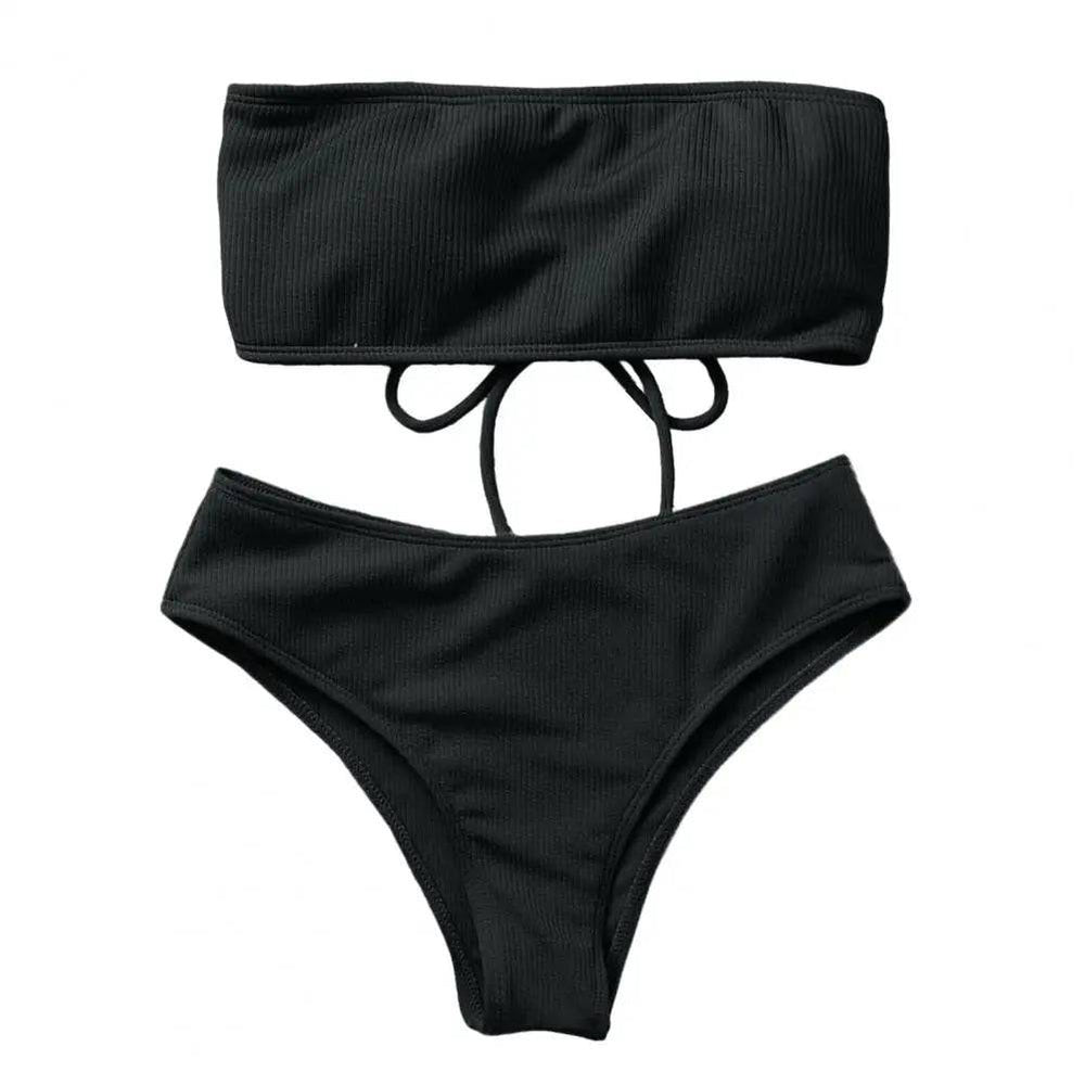 
                  
                    1 Set Soft Bathing Suit Wire-Free Bikini Set with Chest Pad Split Bikini Summer Women Bathing Suit  Swimming
                  
                