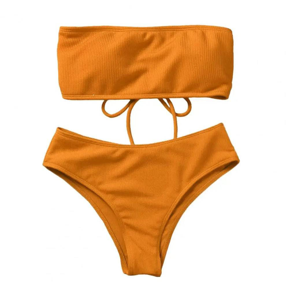 
                  
                    1 Set Soft Bathing Suit Wire-Free Bikini Set with Chest Pad Split Bikini Summer Women Bathing Suit  Swimming
                  
                