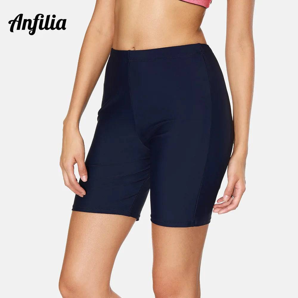 
                  
                    Anfilia Women Capris Swimming Trunks Ladies Bikini Bottom Sports Swimwear Briefs Slim Tankini Swimming Trunks
                  
                