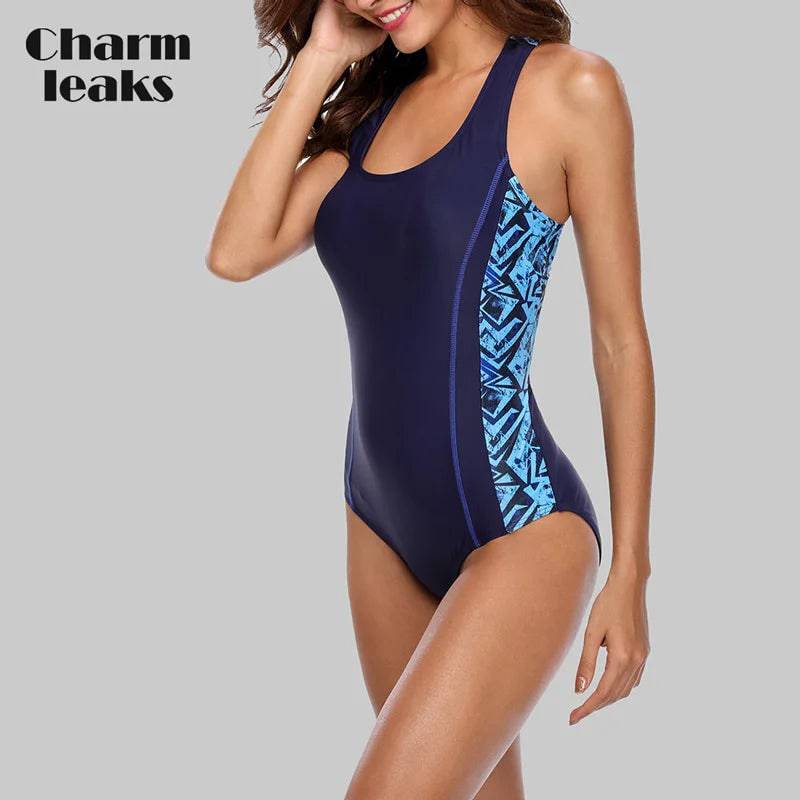 
                  
                    Charmleaks One Piece Women Sports Swimsuit Sports Swimwear Padded Bikini Backless Beach Wear Bathing Suits Monokini
                  
                