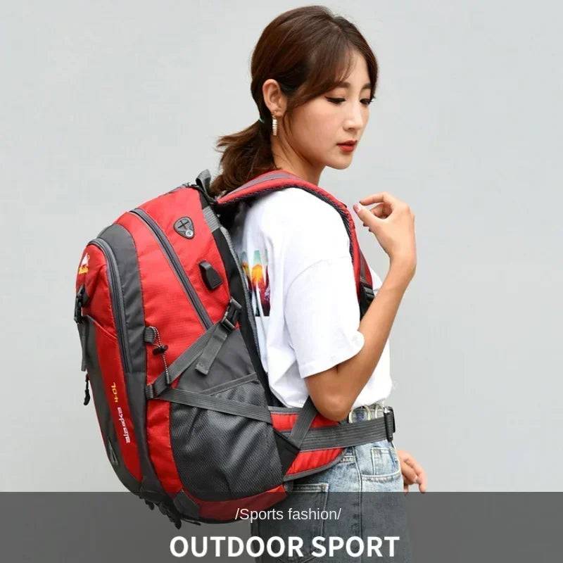 
                  
                    Weysfor 40L Waterproof Men Backpack Travel Pack Sports Bag Pack Outdoor Mountaineering Hiking Climbing Camping Backpack for Male
                  
                