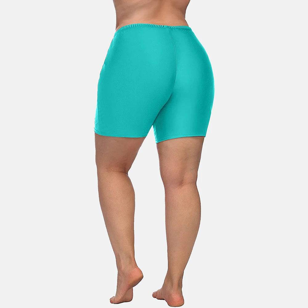 
                  
                    Anfilia Women High Waist Plus Size Swimming Shorts Ladies Plus Size Bikini Bottom Swimwear Briefs Boardshort Swimming Trunks
                  
                