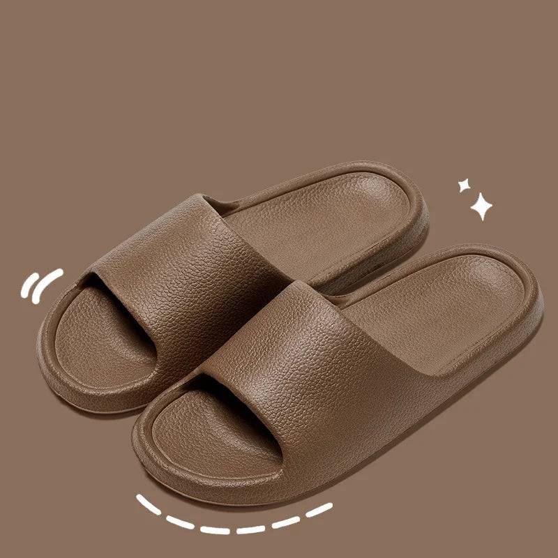 
                  
                    Thick Platform Bathroom Home Slippers Women Fashion Soft Sole EVA Indoor Slides Men sandals 2023 Summer Non-slip Flip Flops
                  
                