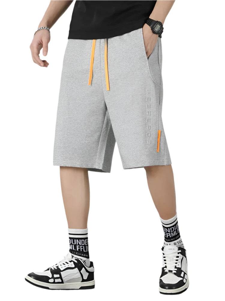 Summer Baggy Sweatshorts Men Hip Hop Streetwear Loose Jogger Short Men Straight Cotton Casual Shorts Plus Size 6XL 7XL 8XL