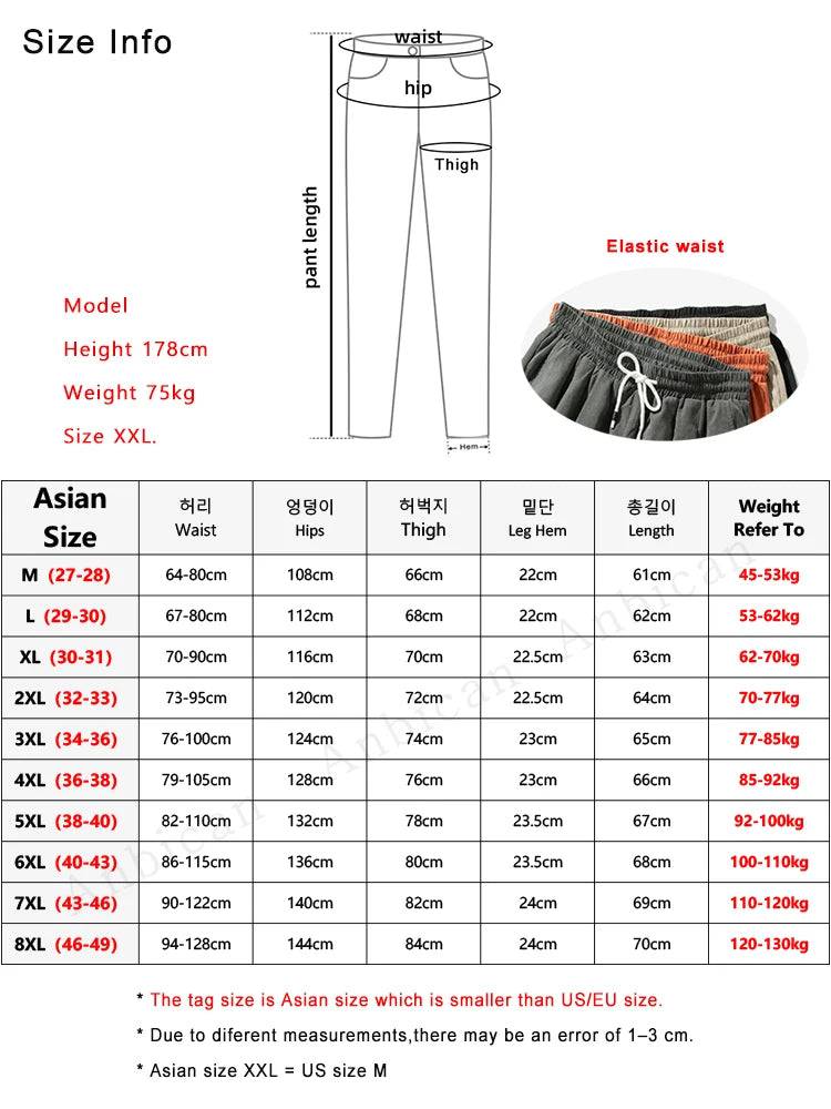 
                  
                    Plus Size Summer Harem Pants Men Short Joggers Chinese Style Calf-Length Casual Baggy Pants Male Capris Trousers 8XL
                  
                