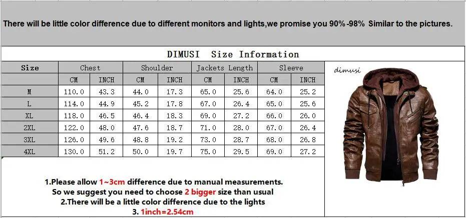 
                  
                    DIMUSI Autumn Winter Men's Leather Jackets Casual Mens Motorcycle PU Jacket Biker Leather Windbreaker Hooded Coats Clothing
                  
                