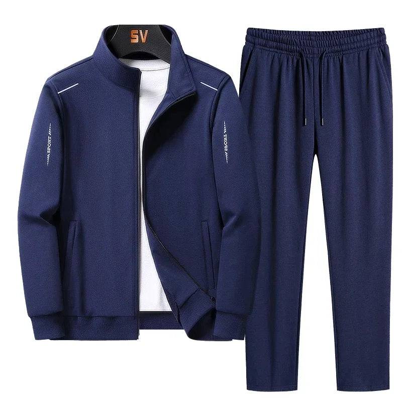 
                  
                    Men Set Large Size 6XL 7XL 8XL Fashion New  Autumn Winter Homme Suit Sweatshirt Sweatpants Men's Set Male Tracksuit Jacket
                  
                