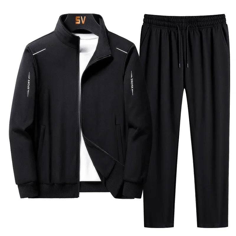 
                  
                    Men Set Large Size 6XL 7XL 8XL Fashion New  Autumn Winter Homme Suit Sweatshirt Sweatpants Men's Set Male Tracksuit Jacket
                  
                