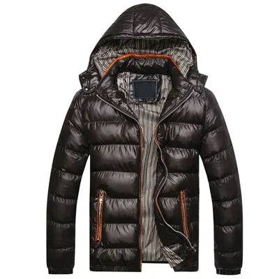 
                  
                    DIMUSI Winter Men Padded Jacket Fashion Cotton Thermal Thick Parkas Male Casual Outwear Windbreaker Hoodies Coats Brand Clothing
                  
                