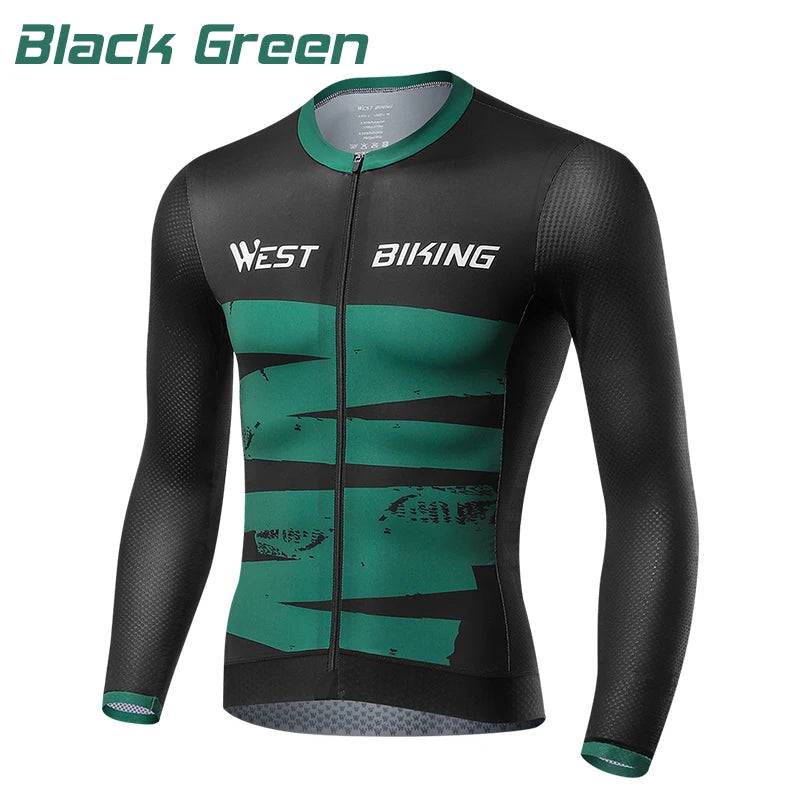 
                  
                    WEST BIKING Man Cycling Jersey Lightweight Compact Long Sleeve Breathable Bike Clothing Spring Autumn Outdoor Cycling Clothes
                  
                