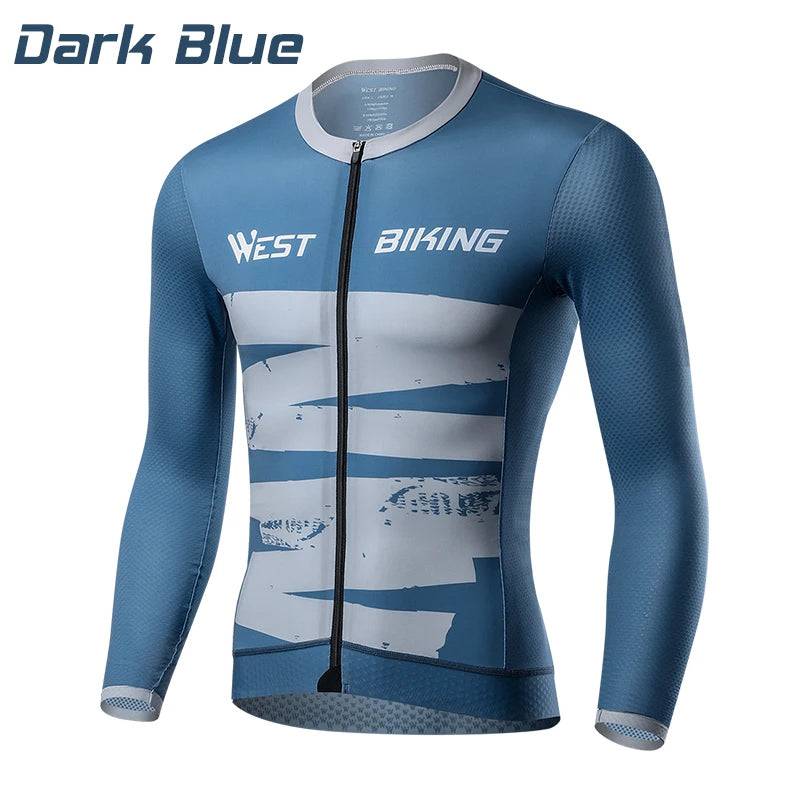 
                  
                    WEST BIKING Man Cycling Jersey Lightweight Compact Long Sleeve Breathable Bike Clothing Spring Autumn Outdoor Cycling Clothes
                  
                