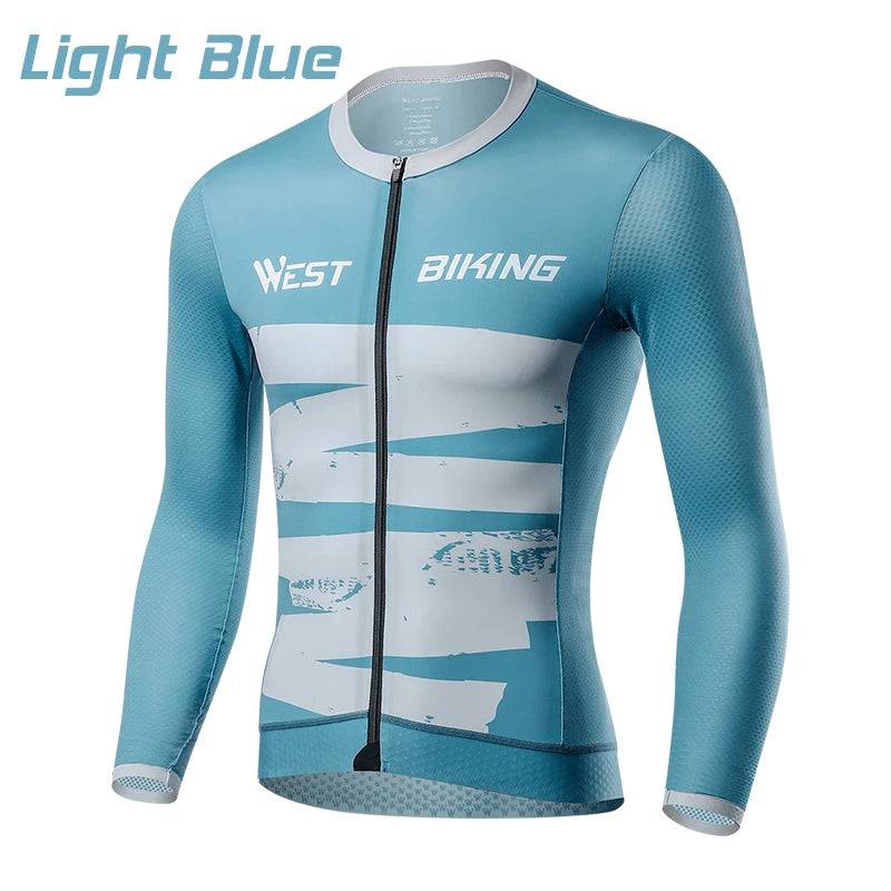 
                  
                    WEST BIKING Man Cycling Jersey Lightweight Compact Long Sleeve Breathable Bike Clothing Spring Autumn Outdoor Cycling Clothes
                  
                