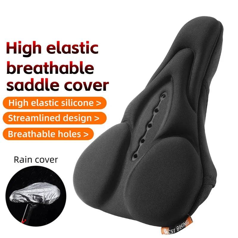 
                  
                    WEST BIKING Bicycle Saddle Cover High Elastic MTB Road Bike Seat Cushion With Rainproof Cover Breathable Cycling Seat Cover
                  
                