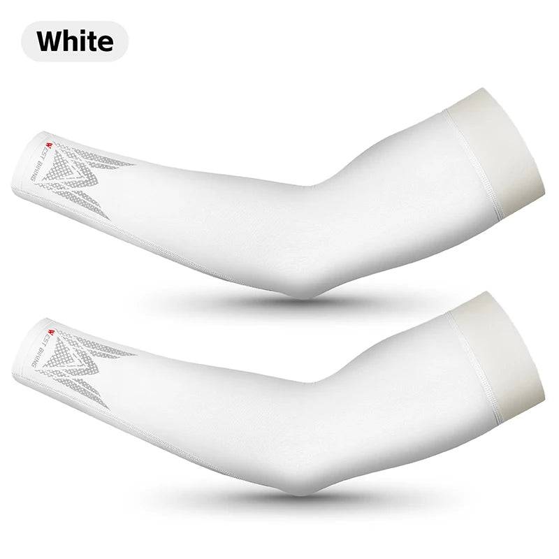 
                  
                    WEST BIKING Ice Silk Cycling Arm Sleeves Anti-UV Cool Breathable Men Women Sport Arm Cover Fishing Running Fitness Arm Protector
                  
                