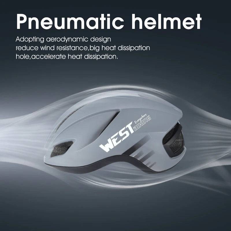 
                  
                    WEST BIKING Pneumatic Cycling Helmet Integrated Molding MTB Road Bike Safe Helmet Ultralight Professional Racing Bicycle Helmet
                  
                