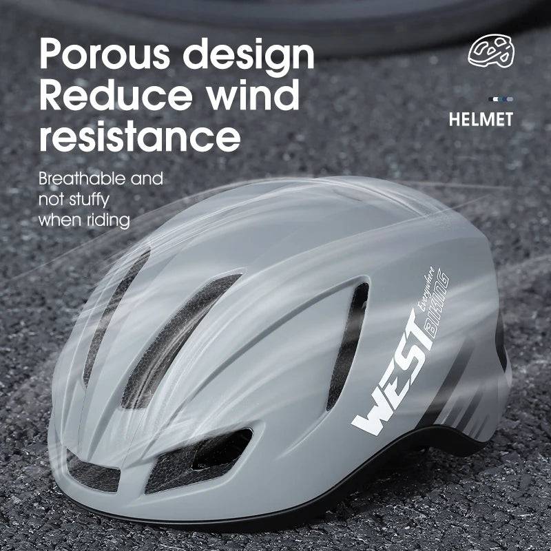 
                  
                    WEST BIKING Pneumatic Cycling Helmet Integrated Molding MTB Road Bike Safe Helmet Ultralight Professional Racing Bicycle Helmet
                  
                