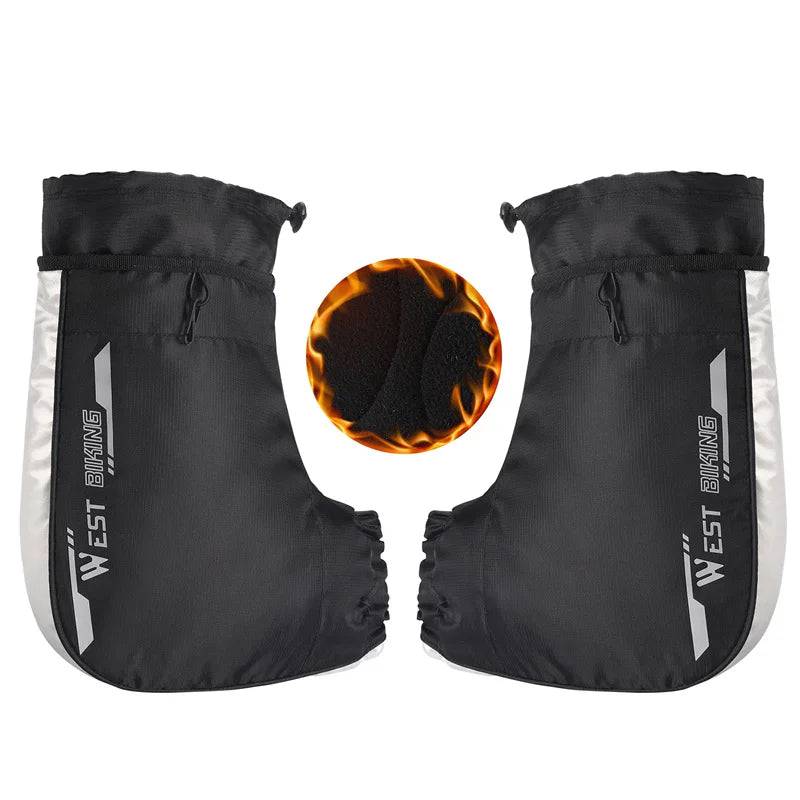 
                  
                    WEST BIKING Winter Bicycle Handlebar Mittens Thermal Windproof Bar Mittens MTB Road Bike E-bike Motorcycle Outdoor Cycling Glove
                  
                