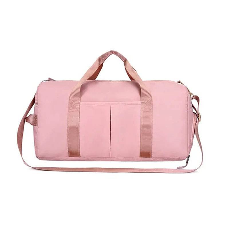 
                  
                    Women Sports Gym Bag Travel Dry Wet Bag Men Handbag Multifunction Swimming Shoulderbag Black Pink
                  
                