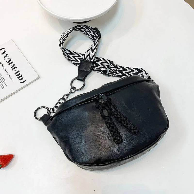 
                  
                    Fashion Soft Leather Waist Bag Ladies Fanny Pack High quality Shoulder Belt Purse Bags Fashion Designer Crossbody Chest Bags
                  
                