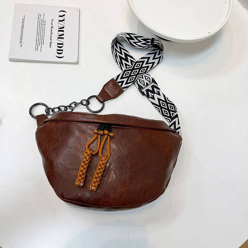 
                  
                    Fashion Soft Leather Waist Bag Ladies Fanny Pack High quality Shoulder Belt Purse Bags Fashion Designer Crossbody Chest Bags
                  
                