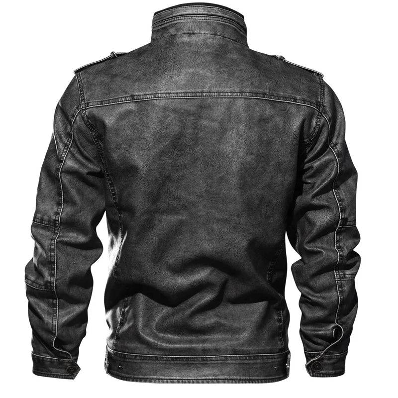 
                  
                    DIMUSI Men Autumn Winter PU Leather Jacket Motorcycle Leather Jackets Male Business casual Coats Brand clothing 5XL,TA132
                  
                