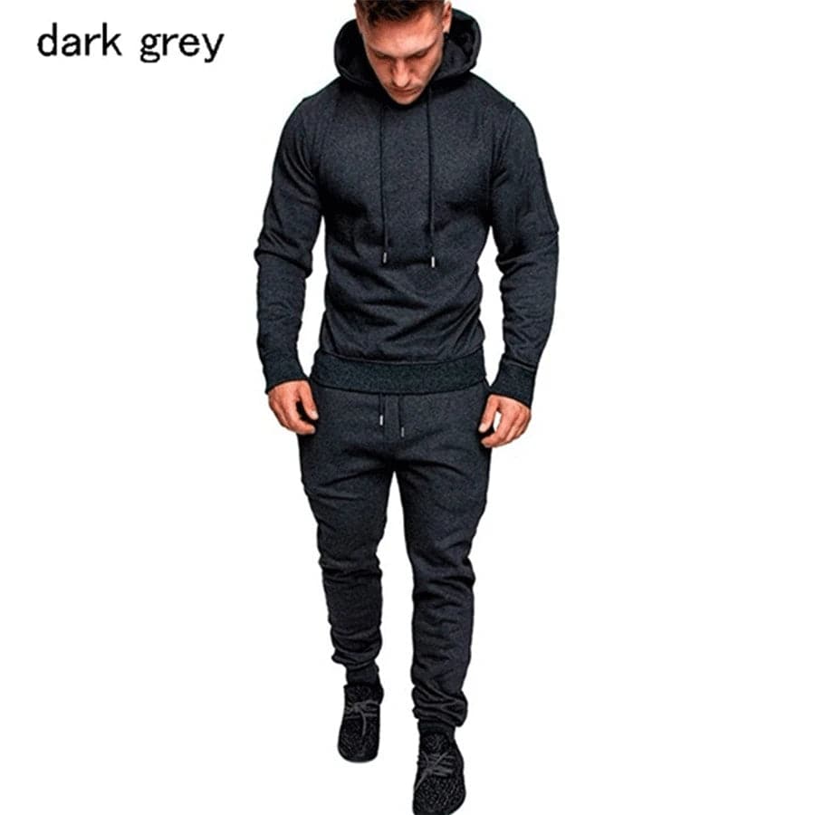 
                  
                    Autumn Men Fitness Tracksuit Sport Set Camo Printed Hoodies Coat + Pants Sportwear Suit Male Outdoor Running Jogging Sets
                  
                