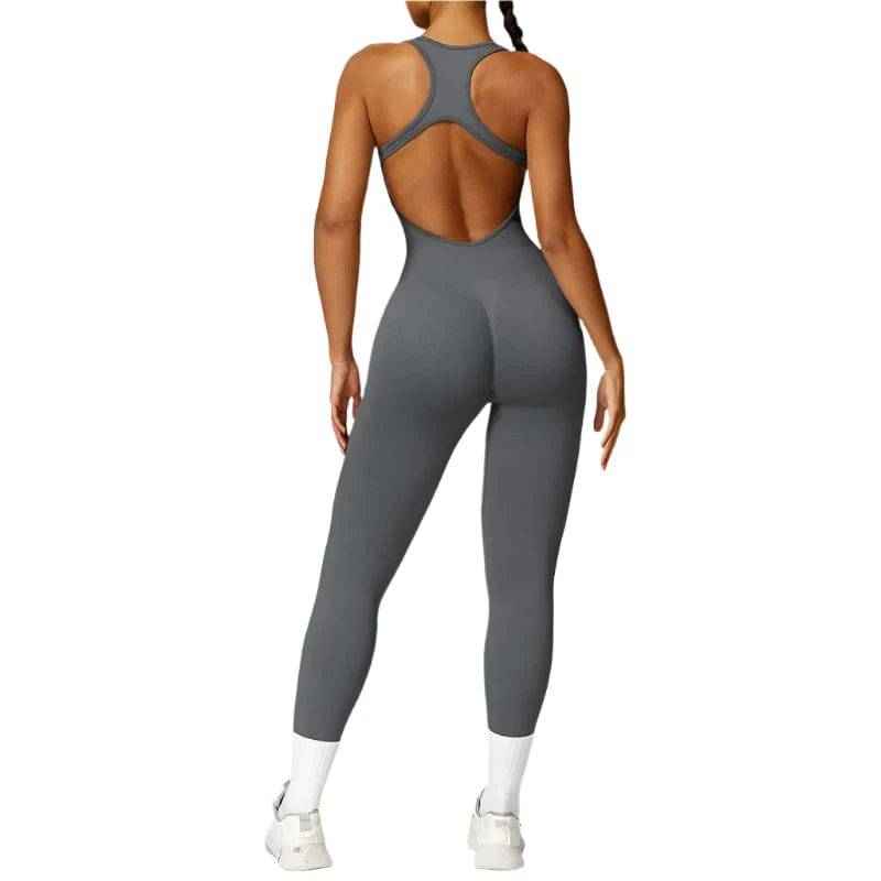 Female Workout Bodysuits Seamless Fitness Rompers Stretch Sports Jumpsuit Women Gym Clothing Training Yoga Suit Sportswear