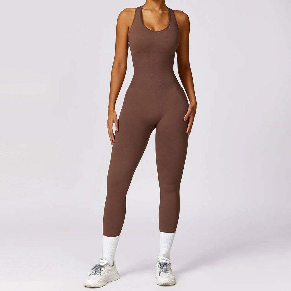 
                  
                    Female Workout Bodysuits Seamless Fitness Rompers Stretch Sports Jumpsuit Women Gym Clothing Training Yoga Suit Sportswear
                  
                