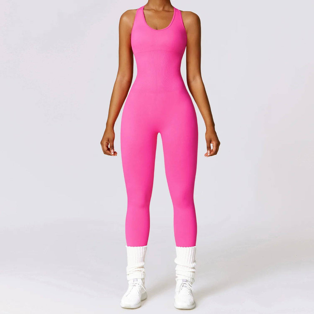 
                  
                    Female Workout Bodysuits Seamless Fitness Rompers Stretch Sports Jumpsuit Women Gym Clothing Training Yoga Suit Sportswear
                  
                