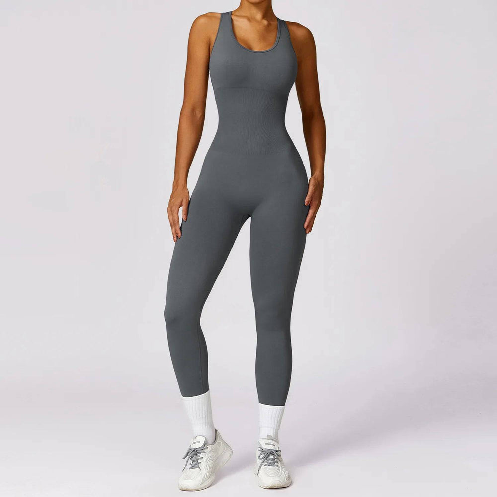 
                  
                    Female Workout Bodysuits Seamless Fitness Rompers Stretch Sports Jumpsuit Women Gym Clothing Training Yoga Suit Sportswear
                  
                