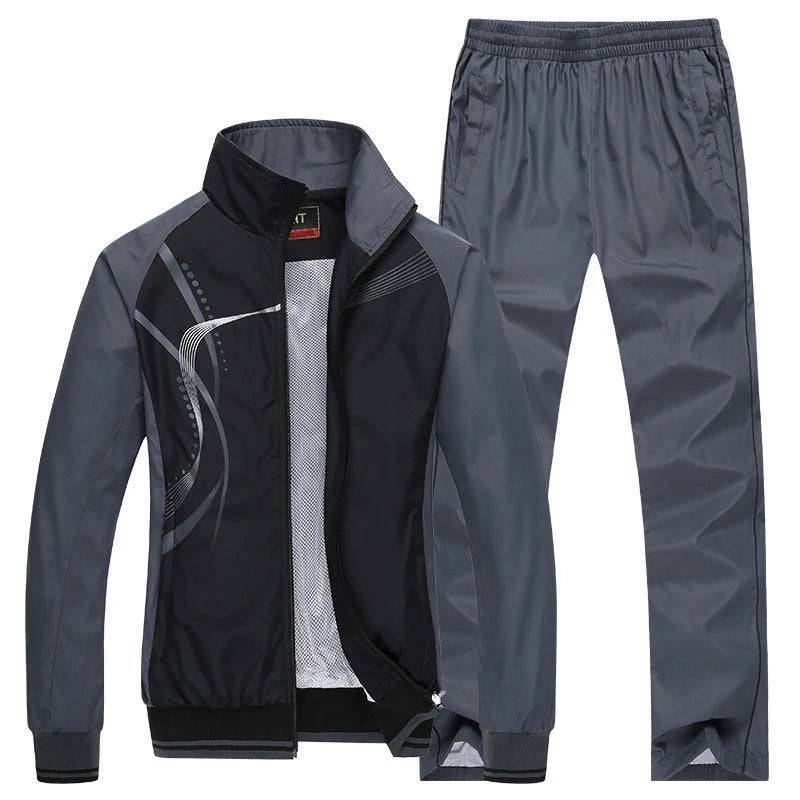 
                  
                    Men Sportswear New Spring Autumn Tracksuit 2 Piece Sets Sports Suit Jacket+Pant Sweatsuit Male Fashion Print Clothing Size L-5XL
                  
                