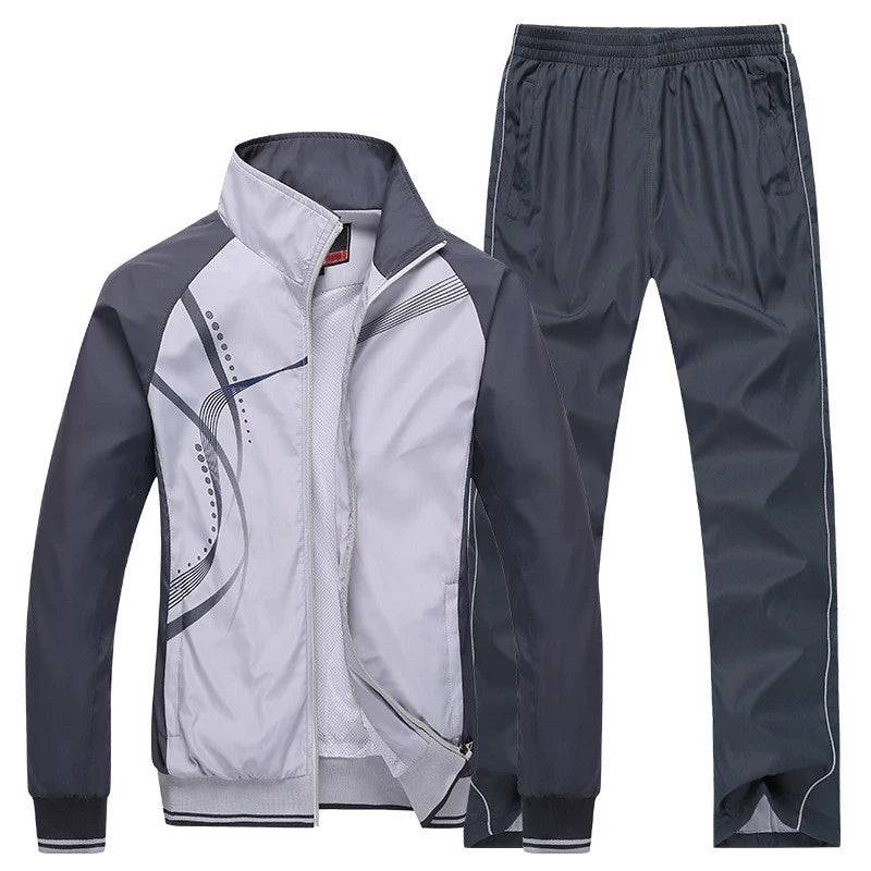 
                  
                    Men Sportswear New Spring Autumn Tracksuit 2 Piece Sets Sports Suit Jacket+Pant Sweatsuit Male Fashion Print Clothing Size L-5XL
                  
                