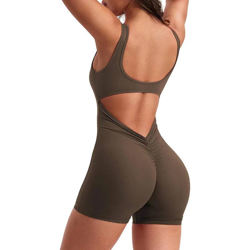 
                  
                    One-Piece Yoga Jumpsuit Skinny Short Sportswear Woman Gym Clothing Workout Clothes Fitness Stretch Bodysuit For Women tracksuit
                  
                