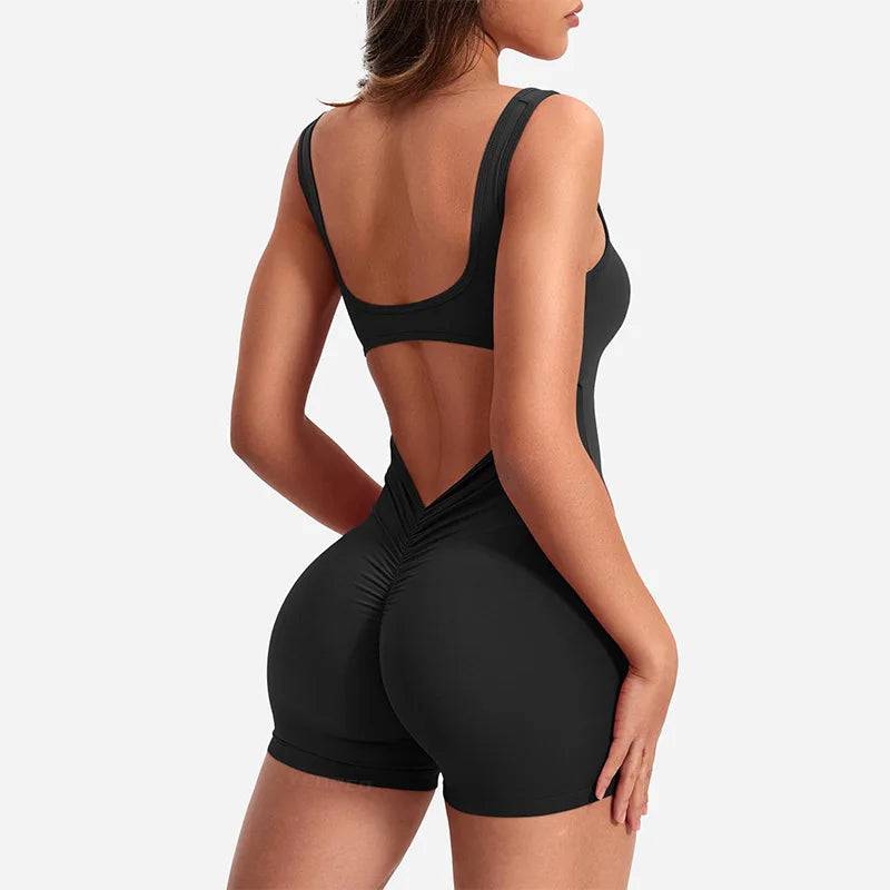 
                  
                    One-Piece Yoga Jumpsuit Skinny Short Sportswear Woman Gym Clothing Workout Clothes Fitness Stretch Bodysuit For Women tracksuit
                  
                