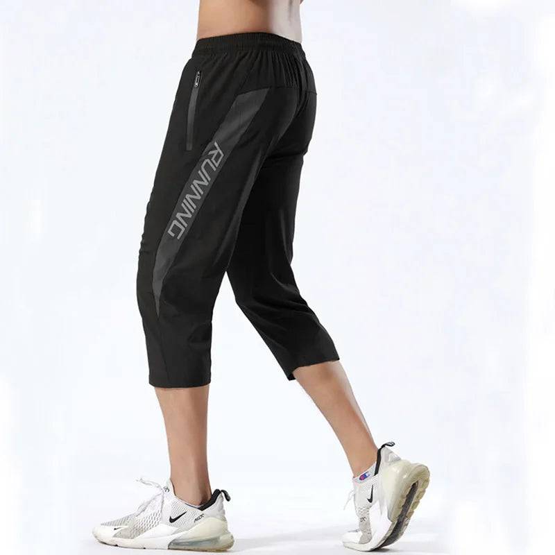 
                  
                    Men's 3/4 Sports Pants Running Shorts Gym Wear Fitness Workout  Tennis Basketball Soccer Training Leggings
                  
                