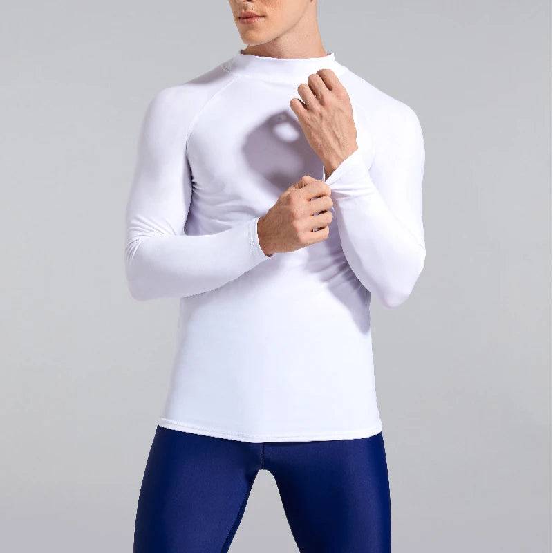 
                  
                    Men's Rash Gusrd Compression Shirts Sunscreen Swimming Surfing Diving T-Shirts Suitable for Boxing Taekwondo Jiu-Jitsu Sports
                  
                