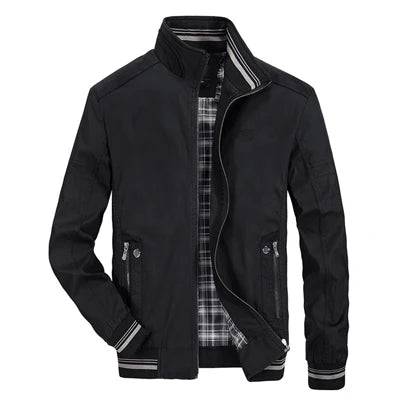 
                  
                    Autumn Winter Men's Bomber Jacket Mens Outdoor Windbreaker Baseball Coats Fashion Stand Collar Business Jacket Mens Clothing
                  
                