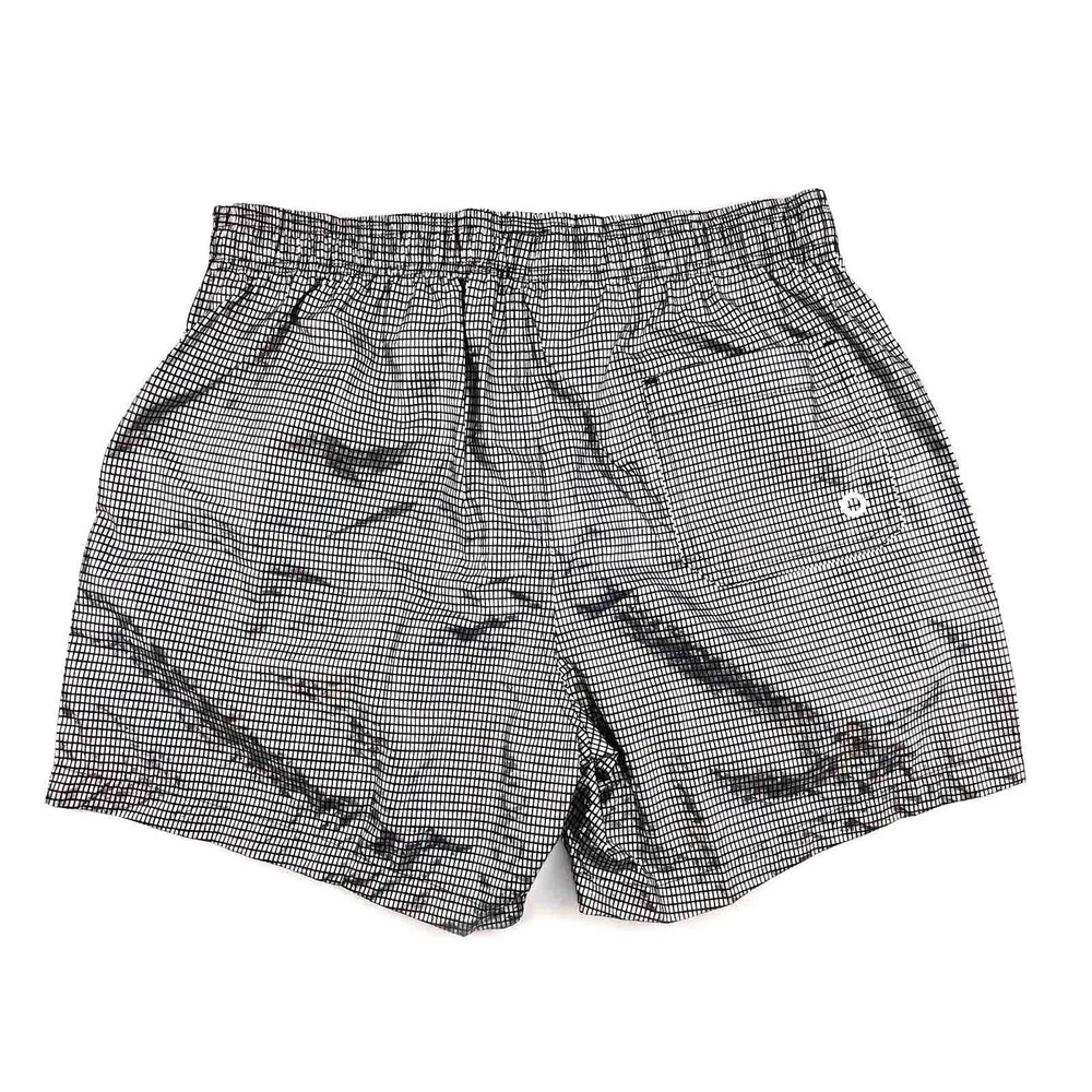 
                  
                    150g Mens Summer Beach Shorts Plus Size Glittering Swimming Boxer Underpants 100% Polyester Solid Plaid String Board Short
                  
                