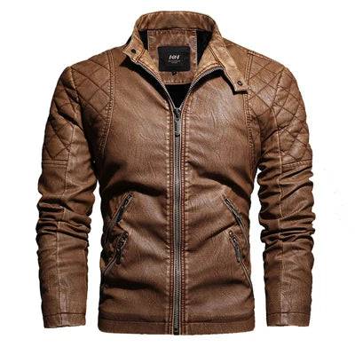 
                  
                    DIMUSI Men's Leather Jacket Fashion Winter Fleece Casual Motorcycle Jackets Men Faux Leather Biker Jackets Clothing 4XL
                  
                