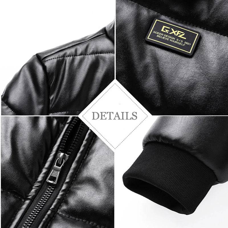 
                  
                    DIMUSI Winter Men's Padded Jackets Casual Men Thermal Windbreaker Coats Fashion Man Thick Warm PU Leather Jackets Clothing
                  
                