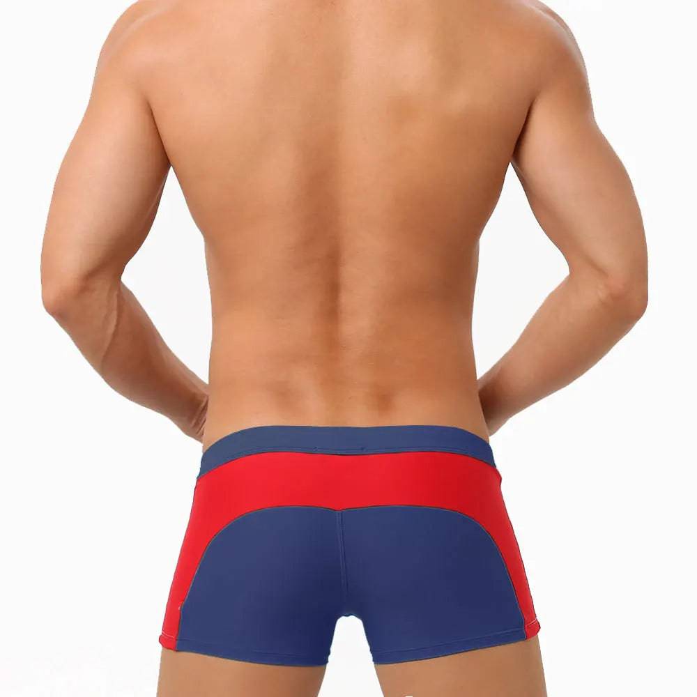 
                  
                    Sexy Swimsuit Beach Quick Drying Trunks Men Swimwear with Zipper Pocket Swimming Boxer Brief Square Leg Bathing Suit Board Short
                  
                