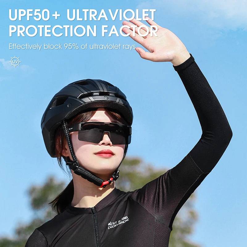 
                  
                    WEST BIKING UPF50+ Cool Cycling Sleeve Sports Arm Sleeves Anti-sunburn Sunscreen UV Driving Fishing Fitness Body Entertainment
                  
                