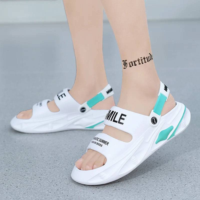 
                  
                    2024 New Men Outdoor Sandals Slippers Beach Comfortable Thick Sole Clogs Men Casual Shoes Garden Shoes Men Women Beach Sandals
                  
                