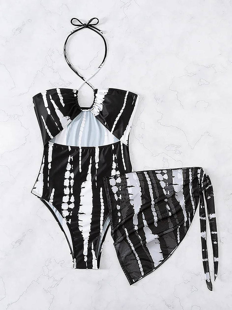 
                  
                    Sexy 2 Pieces Swimwear One Piece Swimsuit Woman 2024 Cover Up Bathing Suit Push Up Summer Swimming for Women Beach Wear Monokini
                  
                