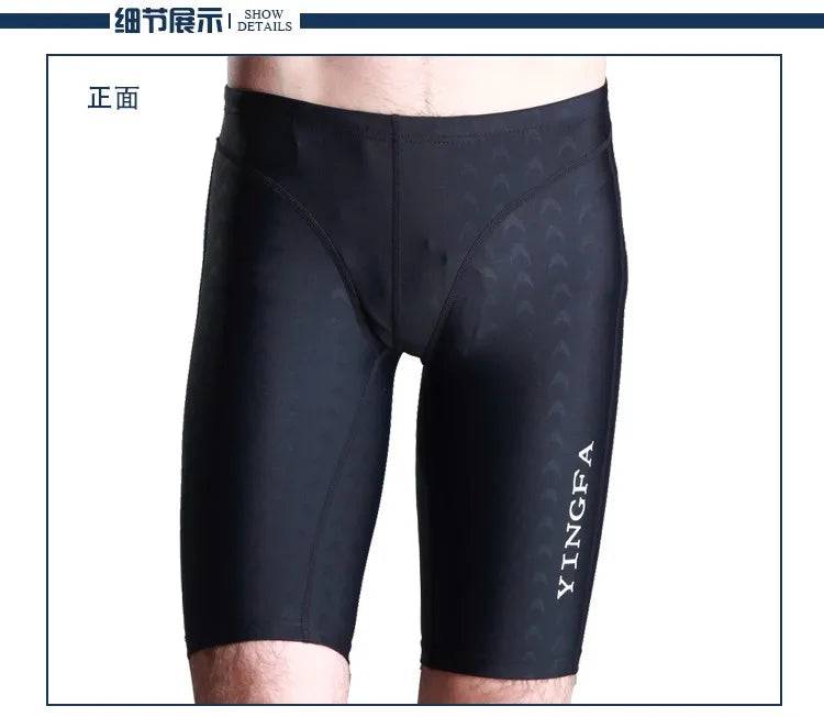 
                  
                    Yingfa 9205 FINA approved Sharkskin Chlorine Resistant Men Training Swimming Trunks Jammers Shorts Men Swimwear Tight Pants
                  
                