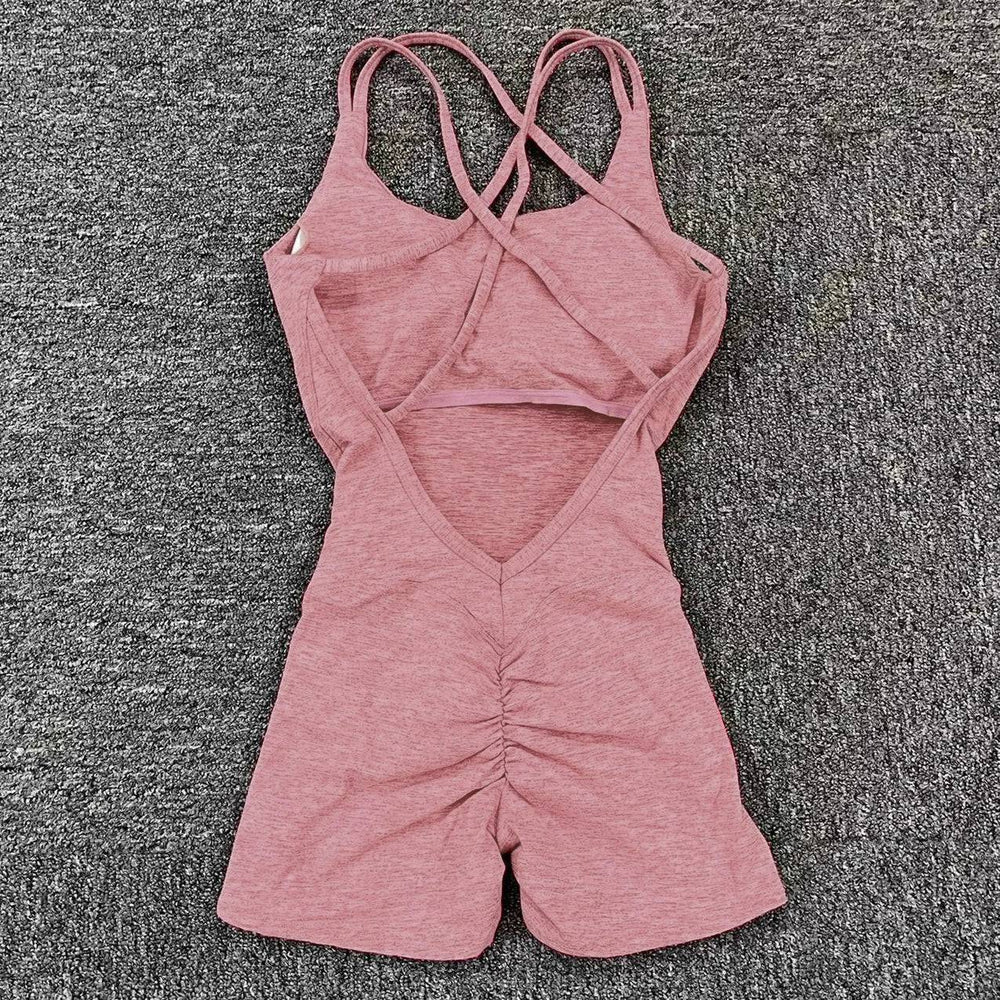 
                  
                    2024 Pad Lycra Active Wear Gym Yoga Set Women Fitness Scrunch Legging Women Workout Female Sports Outfit Suits Exercise Jumpsuit
                  
                