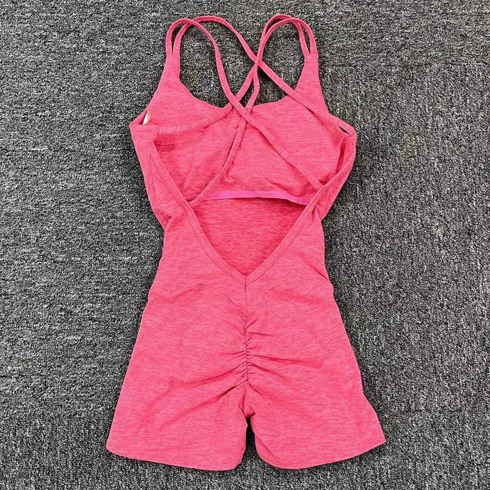 
                  
                    2024 Pad Lycra Active Wear Gym Yoga Set Women Fitness Scrunch Legging Women Workout Female Sports Outfit Suits Exercise Jumpsuit
                  
                