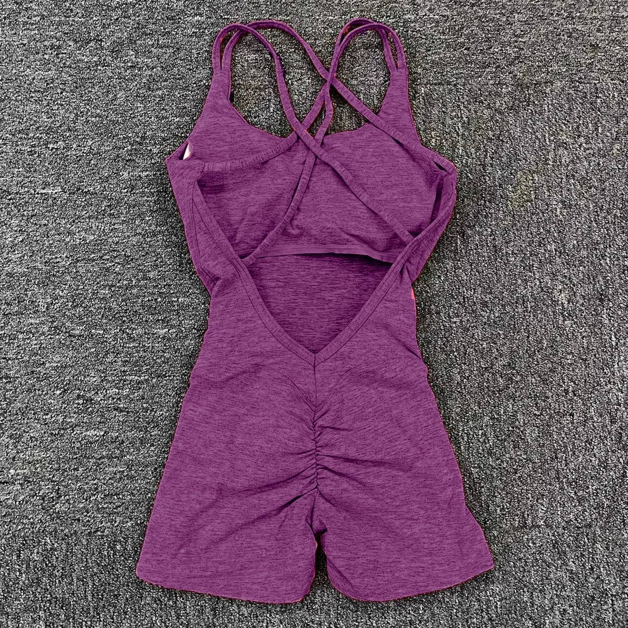 
                  
                    2024 Pad Lycra Active Wear Gym Yoga Set Women Fitness Scrunch Legging Women Workout Female Sports Outfit Suits Exercise Jumpsuit
                  
                